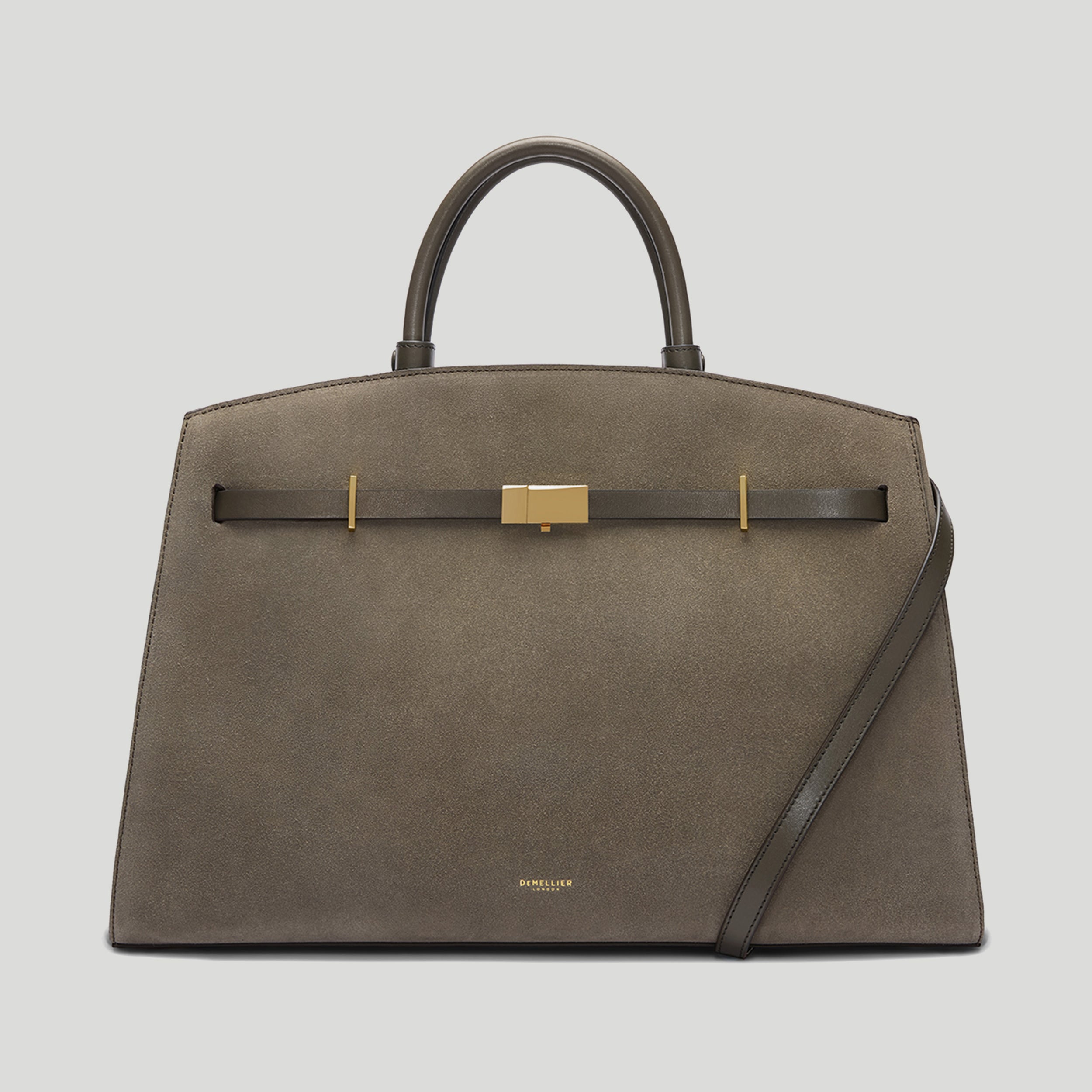 The Hudson | Deep Olive Suede & Deep Olive Smooth | DeMellier