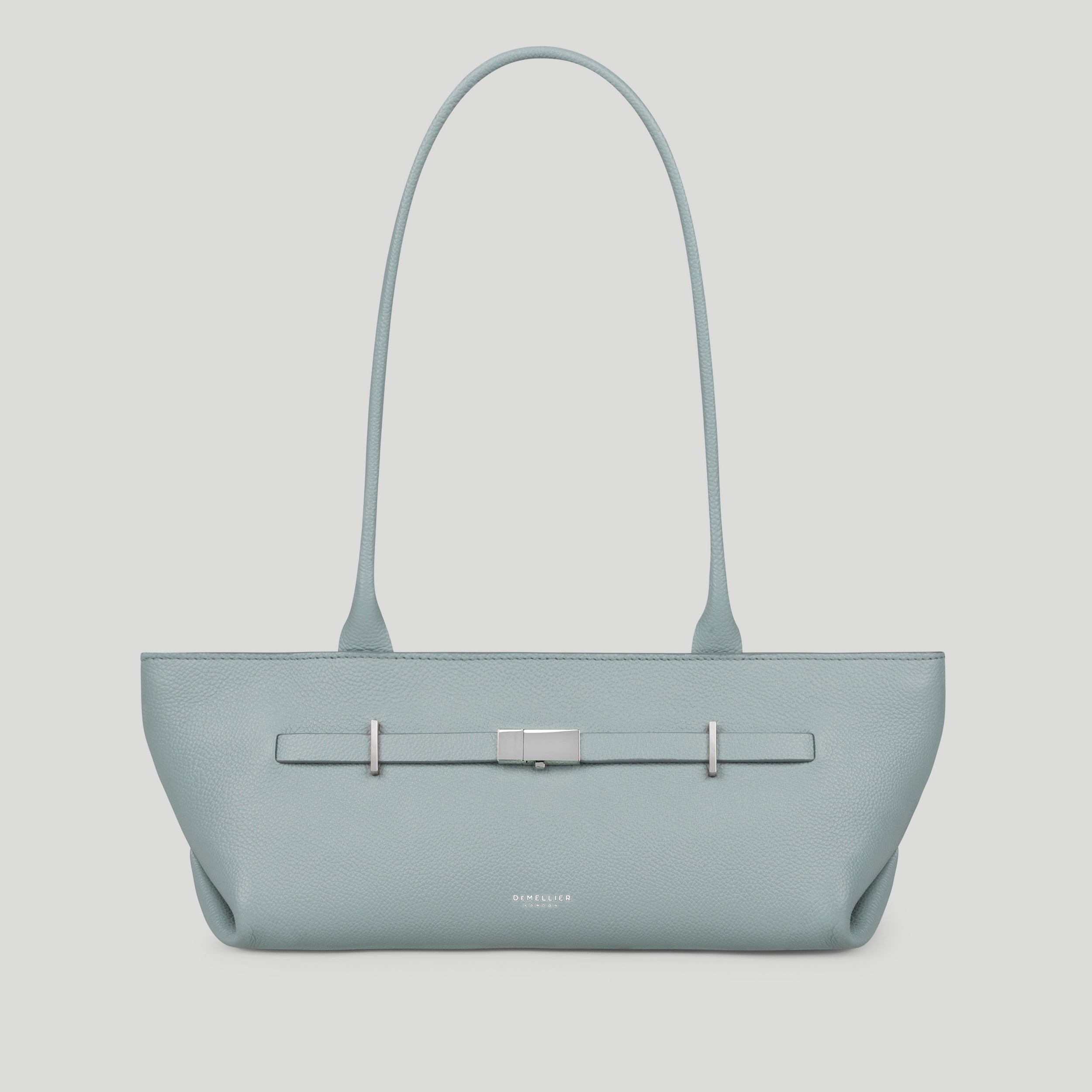 The New York Shoulder | Pacific Blue Small Grain | DeMellier 極美品DEMELLIER THE NEW YORK