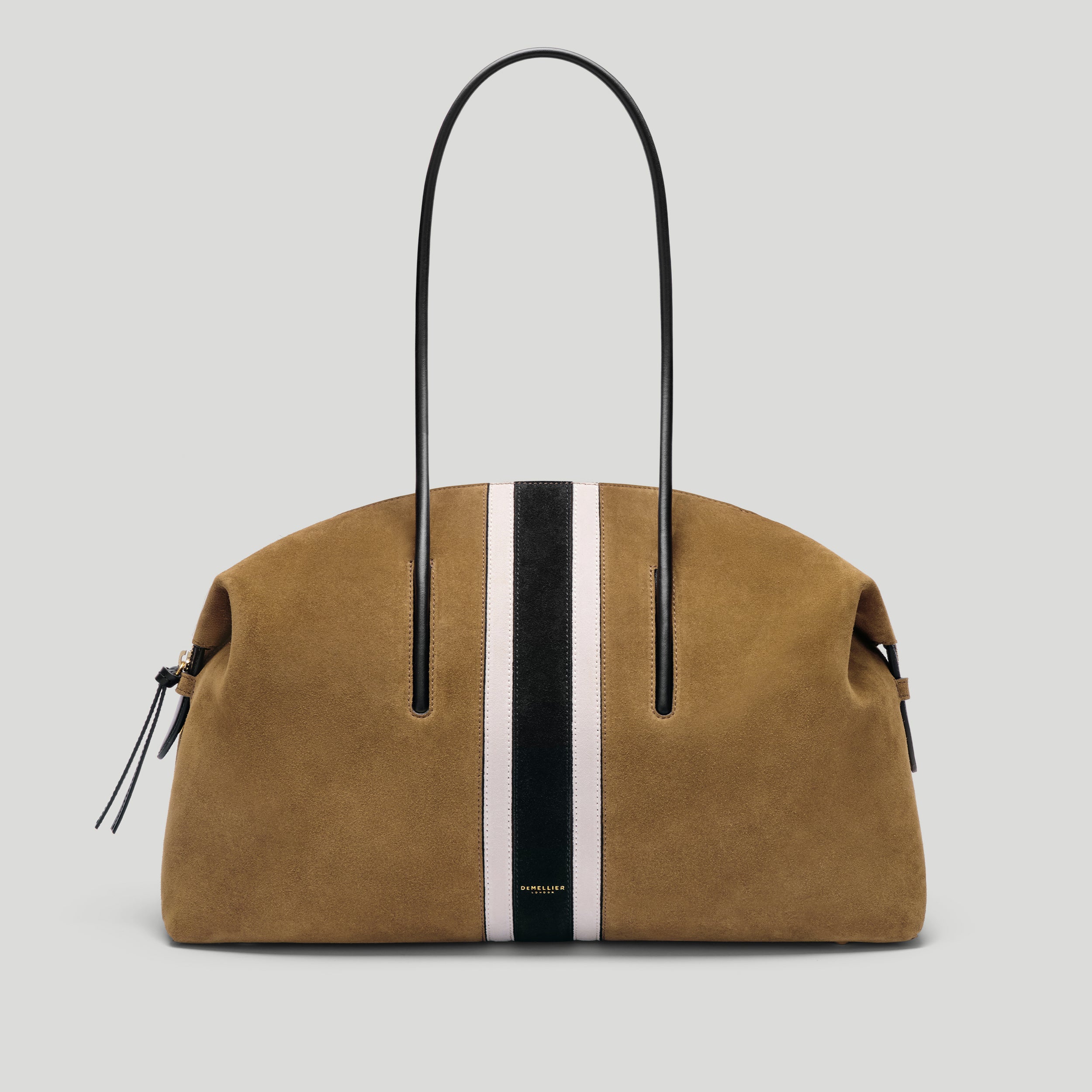 The Stockholm | Tobacco Suede & Black Suede | DeMellier