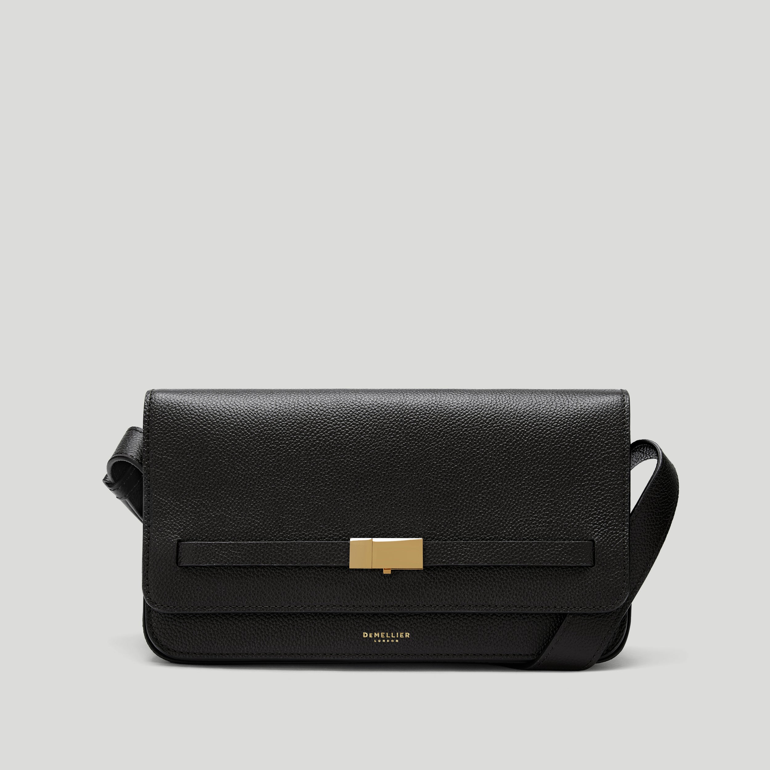 The New York Crossbody | ブラック スモールグレイン | DeMellier