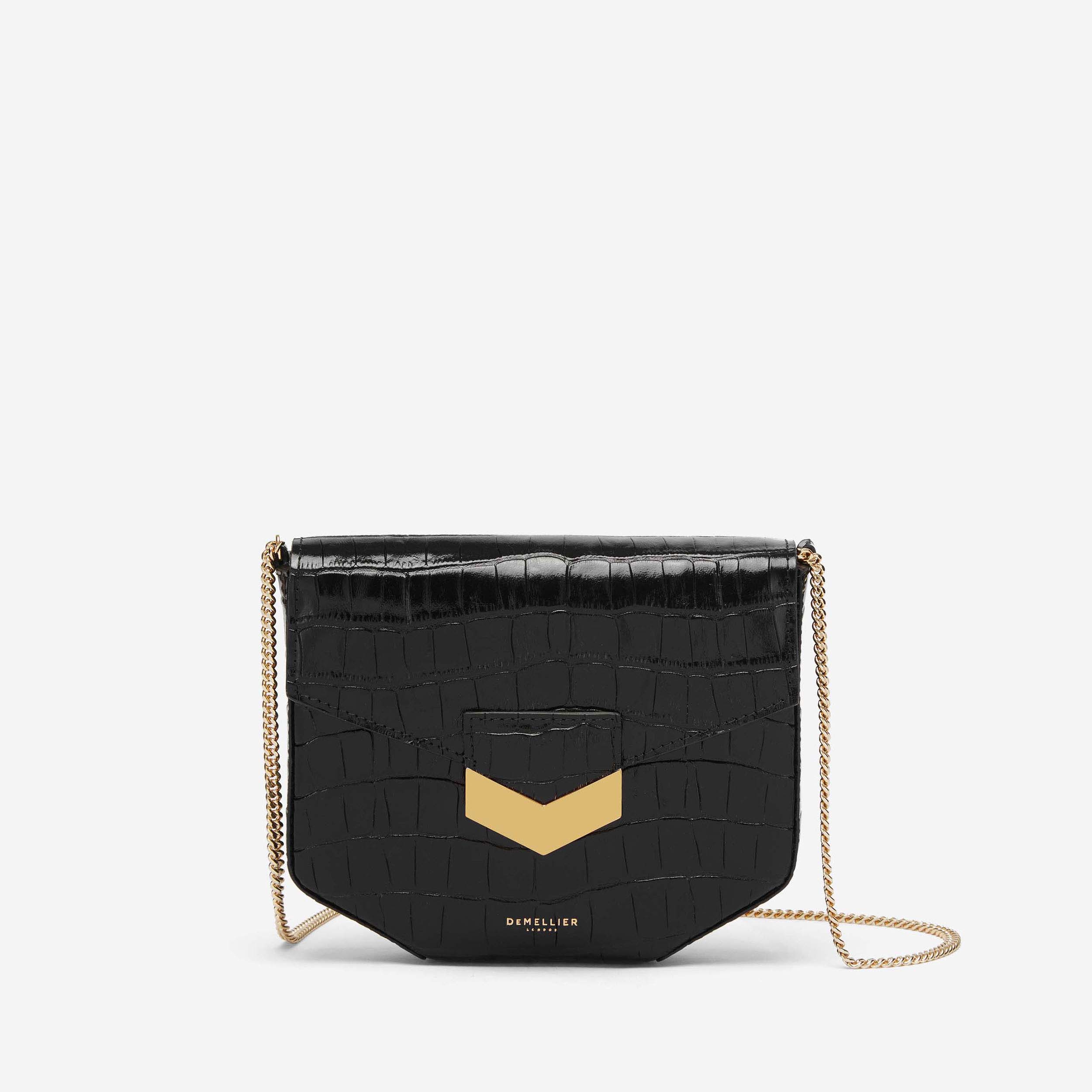 Fendi Wallet On Chain With Pouches In Noir