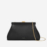 the cannes clutch bag black smooth 1