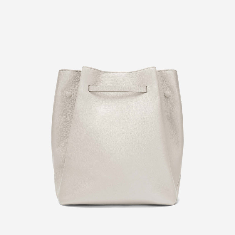 The Large New York Bucket | Off-White Small Grain DeMellier