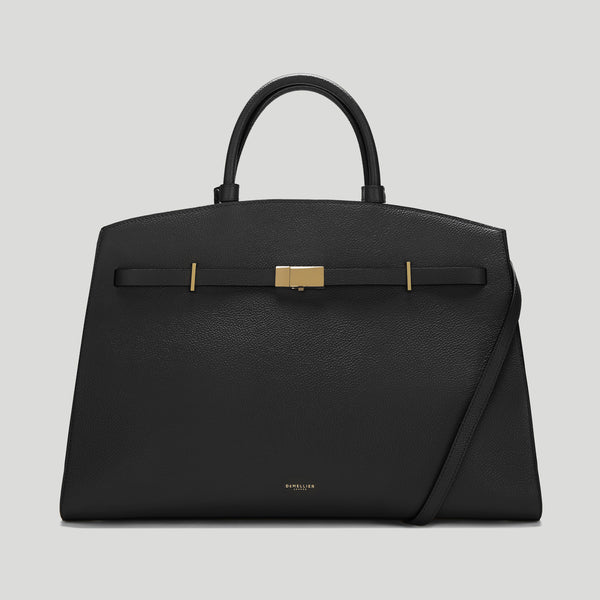 The Hudson | Black Small Grain | DeMellier