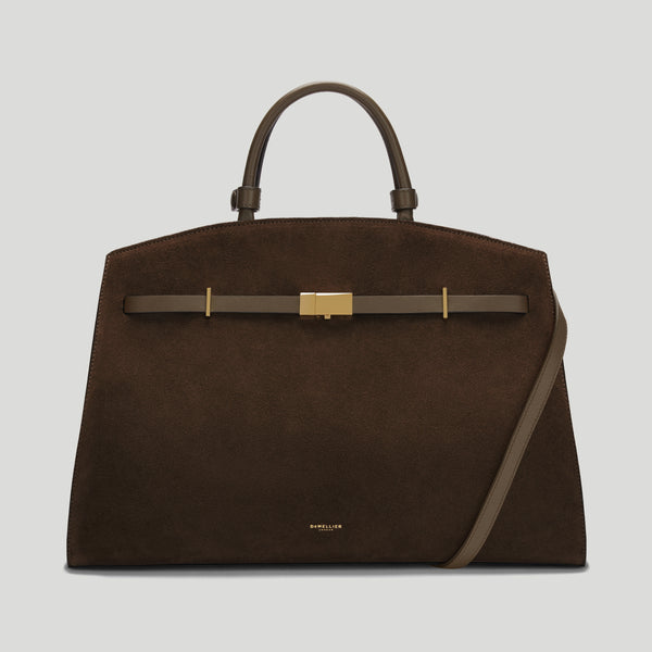 The Hudson | Mocha Suede & Mocha Smooth | DeMellier