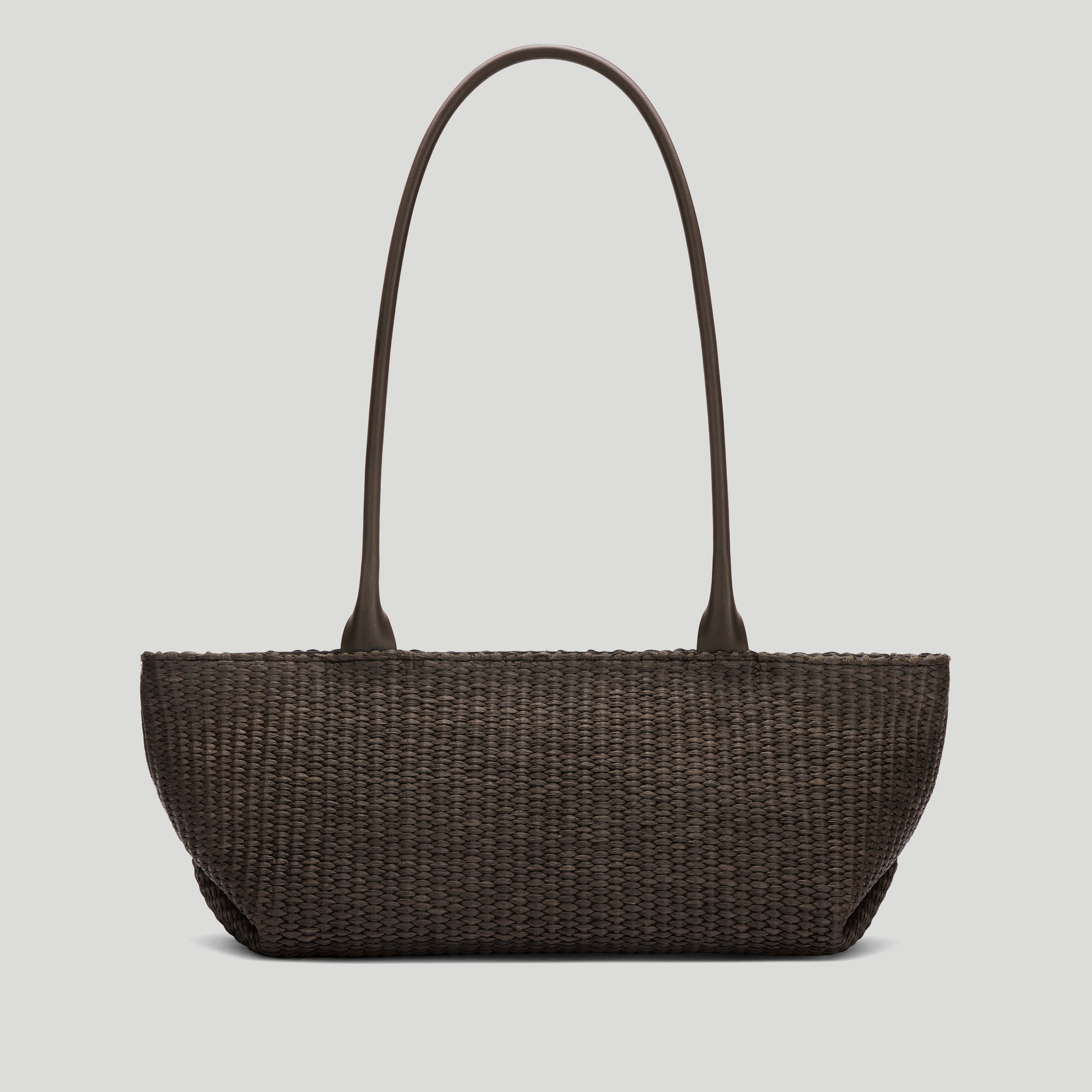 The New York Shoulder | Espresso Raffia | DeMellier