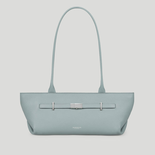 The New York Shoulder | Pacific Blue Small Grain | DeMellier