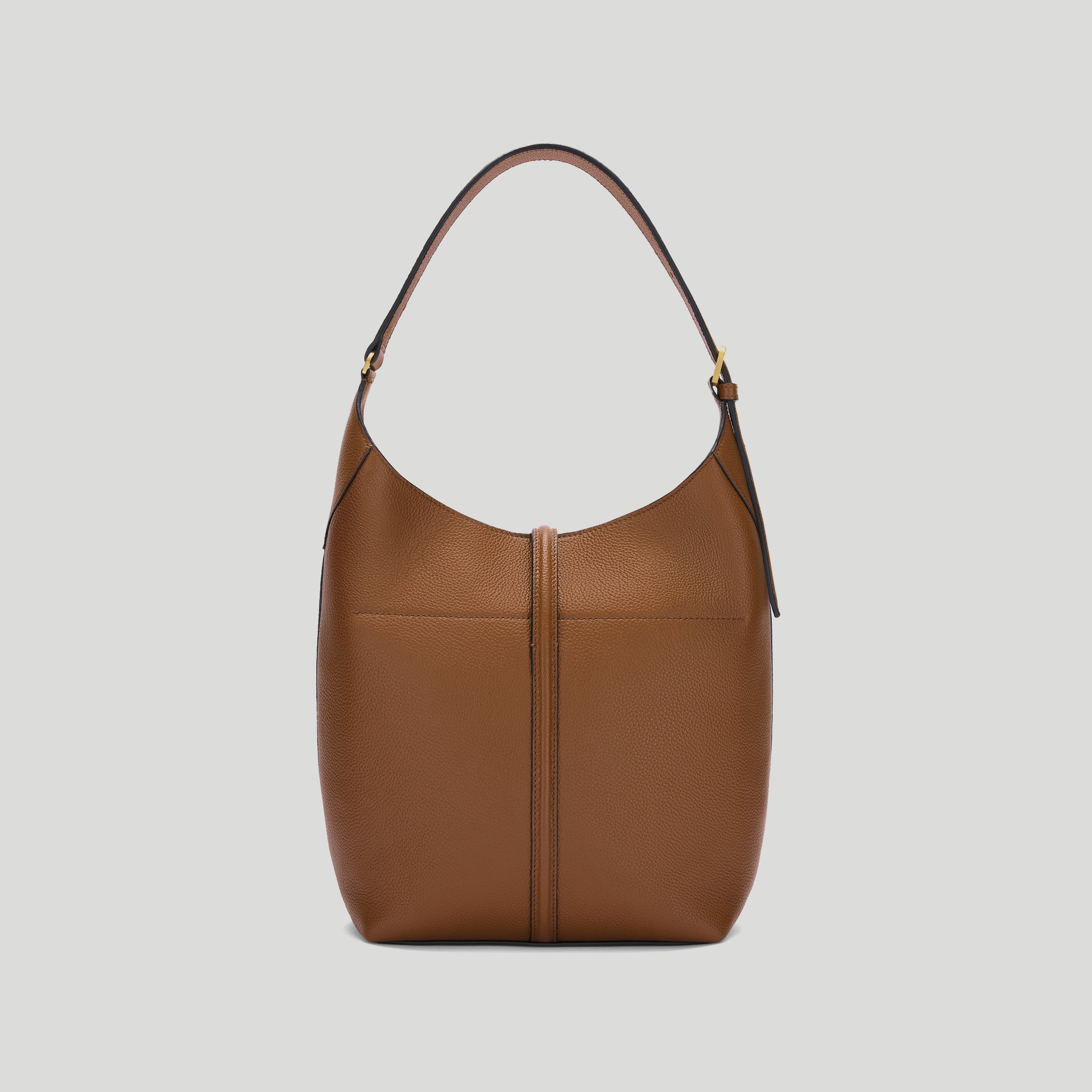 The Siena Bucket | Tan Small Grain | DeMellier