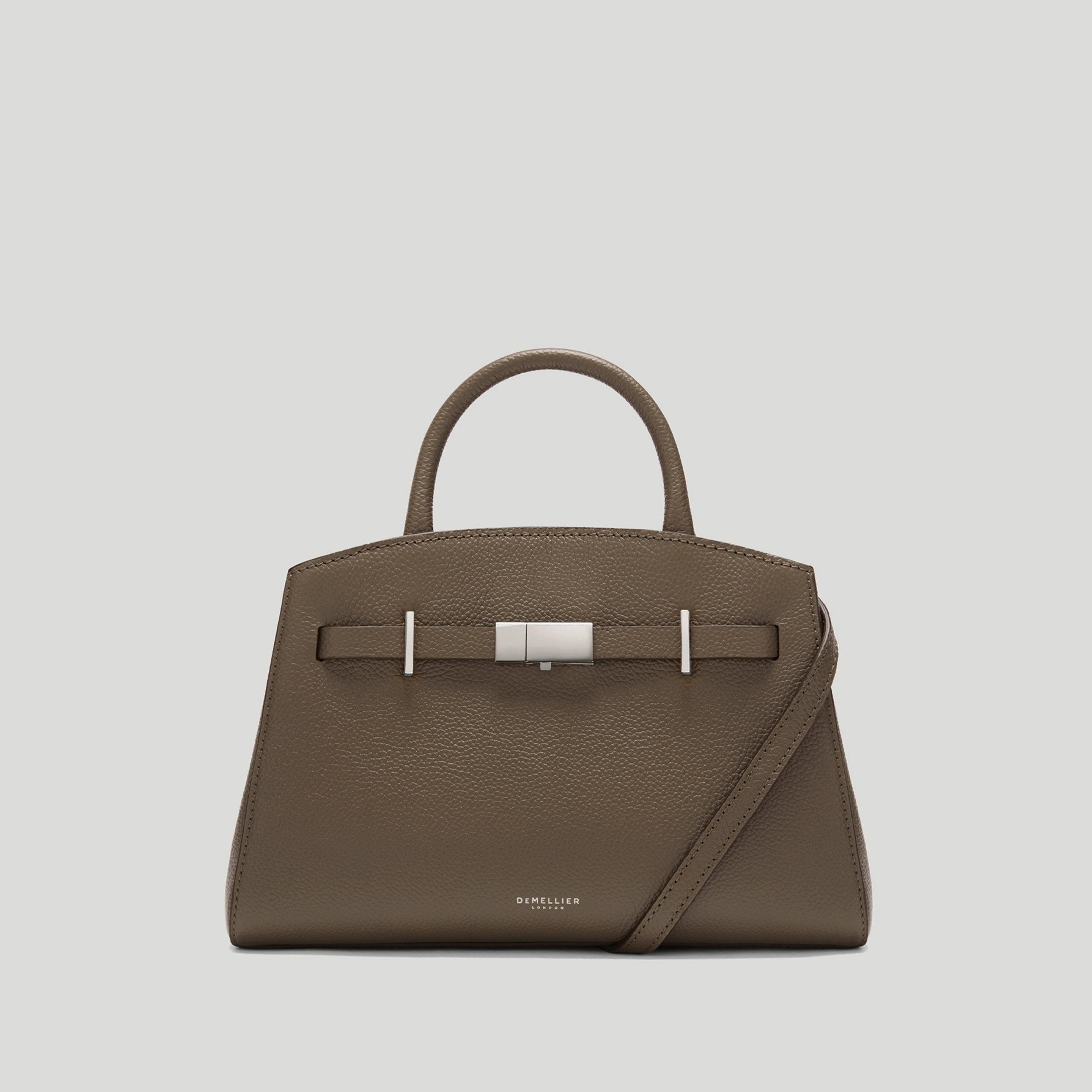 DeMellier The Small Hudson Bag in Dark Taupe