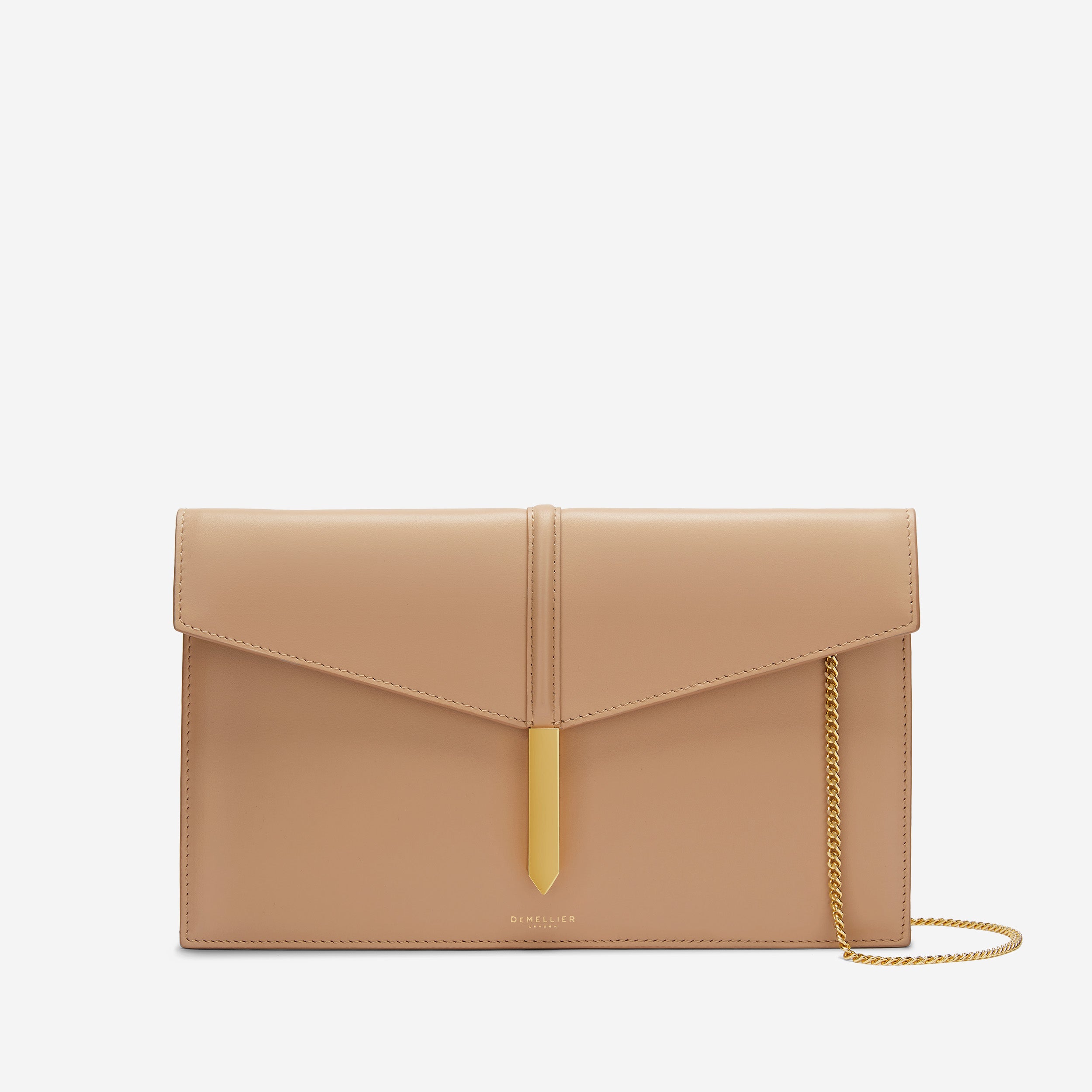 Tan clutch sale