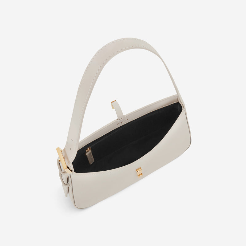 Demellier Women's Tokyo Leather Hobo Bag - Off White One-Size
