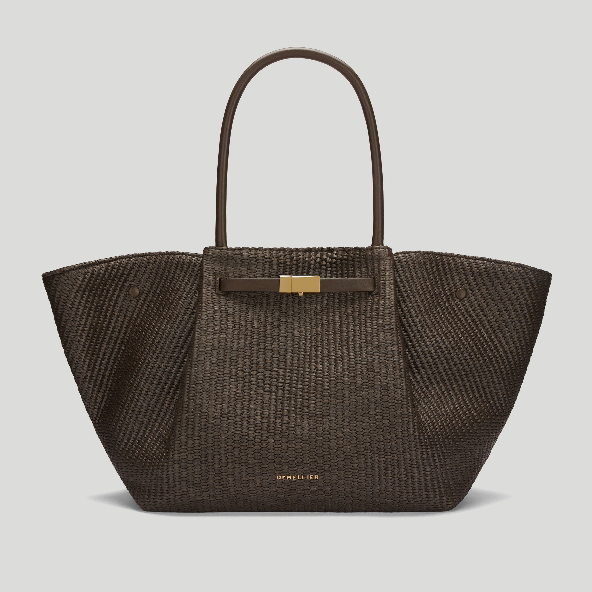 York Espresso raffia & espresso smooth