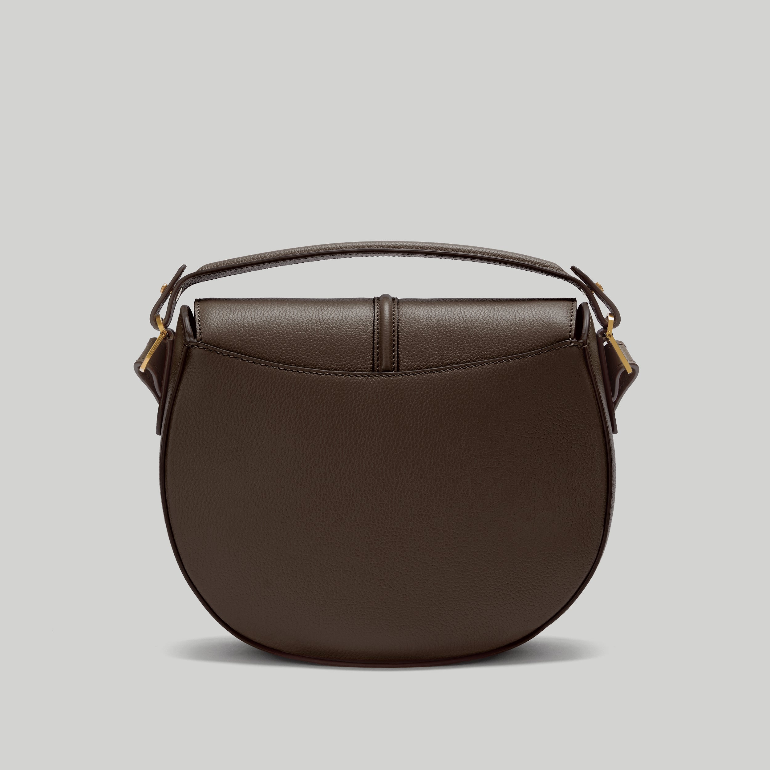 The Siena Saddle | Mocha Small Grain | DeMellier