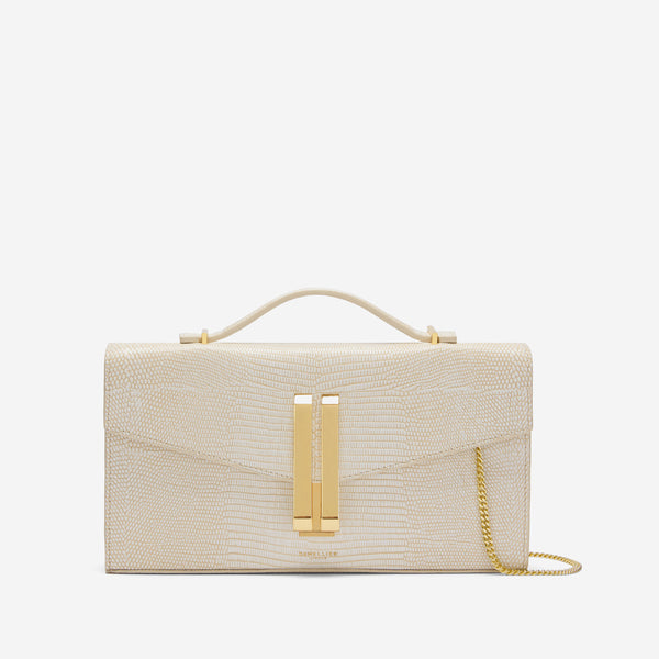 The Vancouver Clutch | Dark Sand Smooth | Demellier