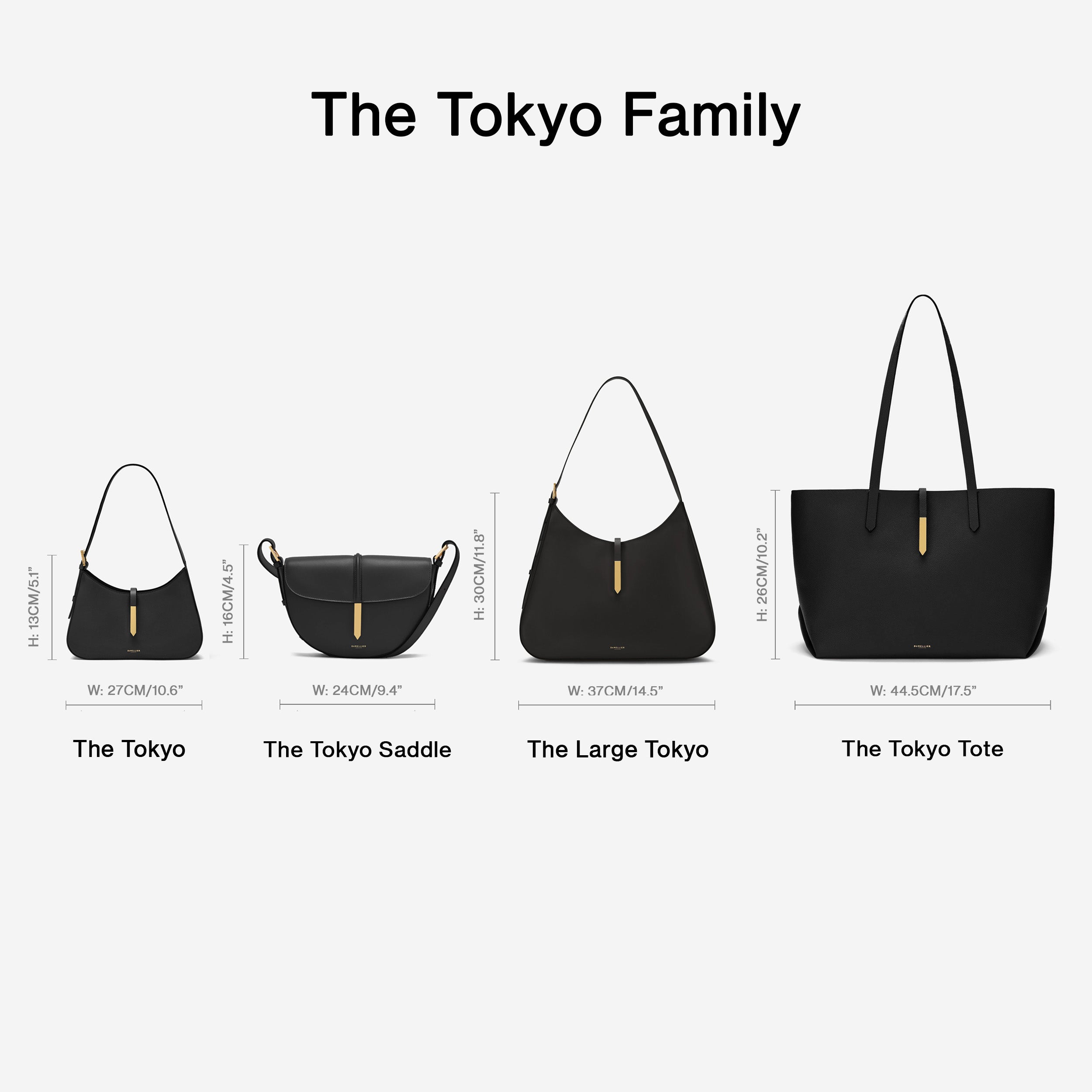 The Tokyo | Black Smooth | DeMellier