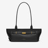 new york shoulder bag black small grain 1