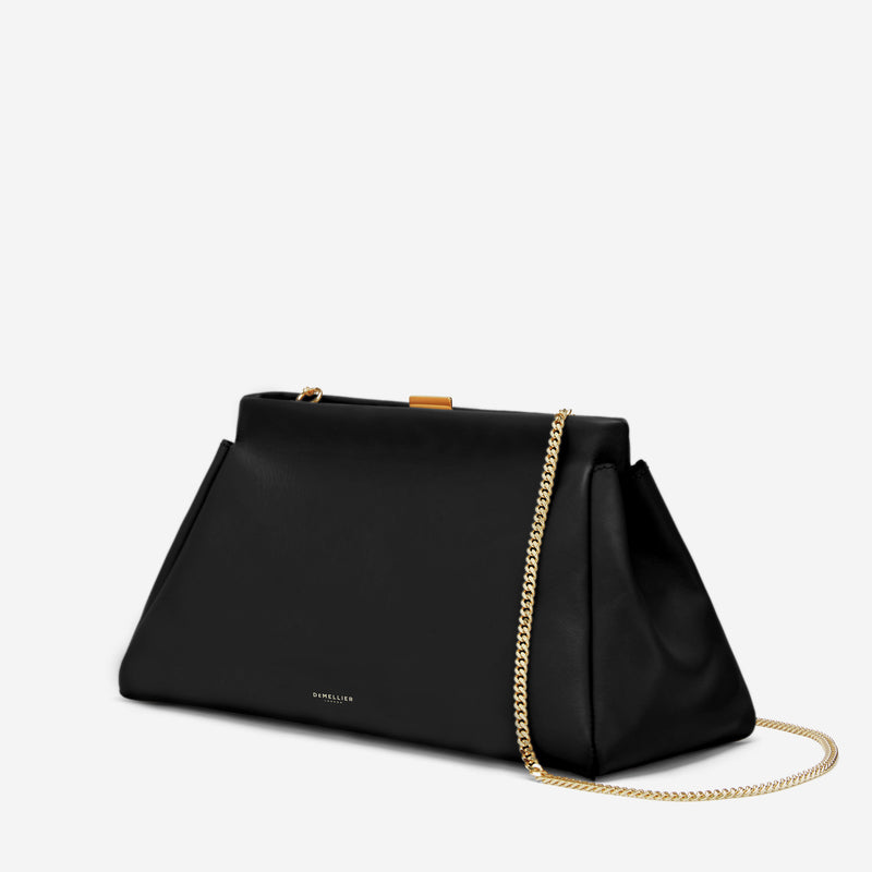 KEY HOLDER IN TRIOMPHE CANVAS AND CALFSKIN - BLACK