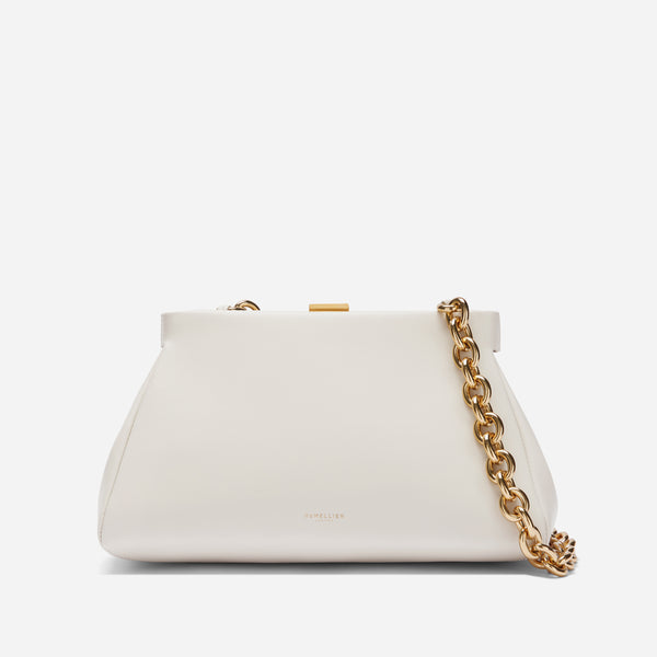 The Cannes | Off-White Smooth With Chunky Chain | DeMellier