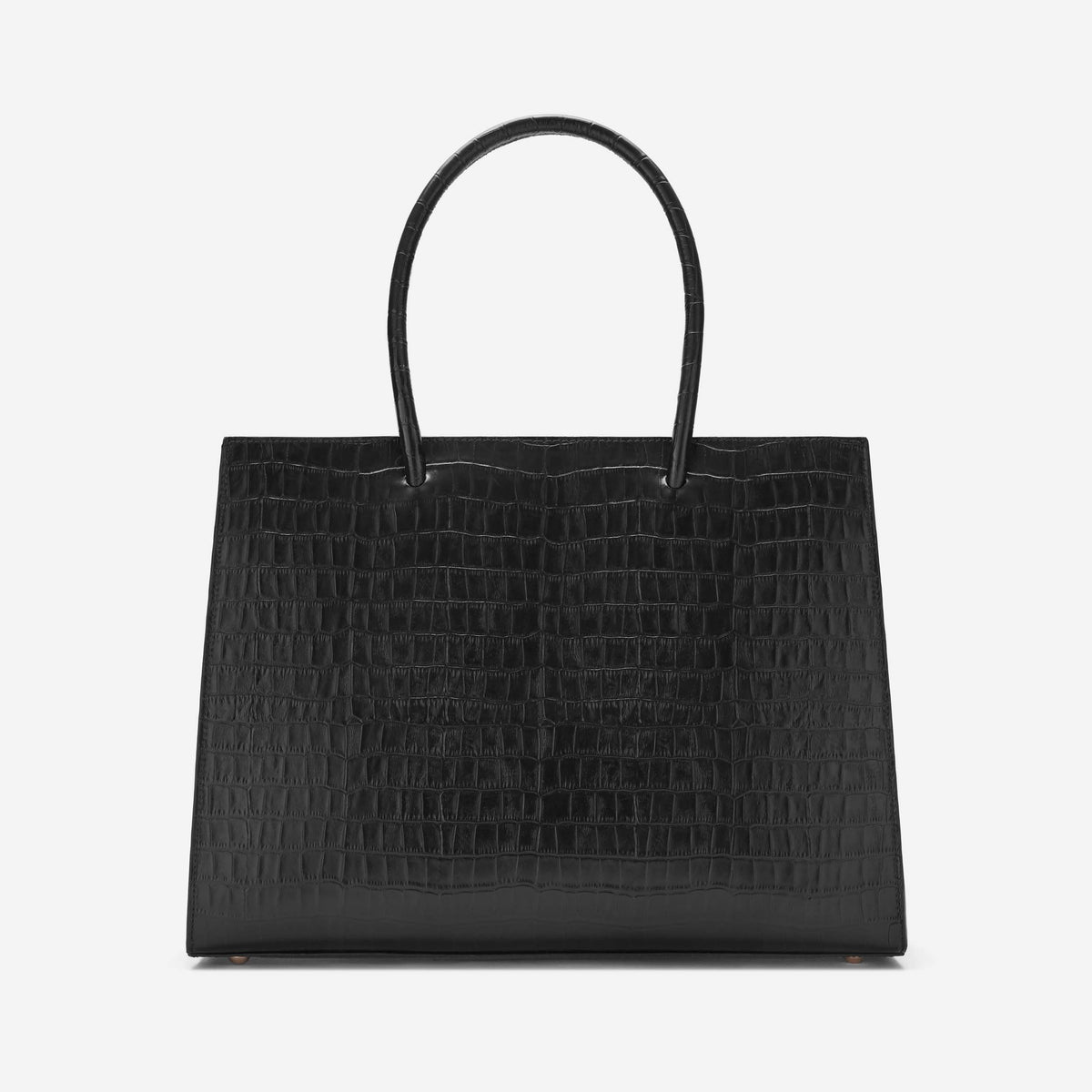 The Maxi Montreal | Black Croc-Effect | DeMellier