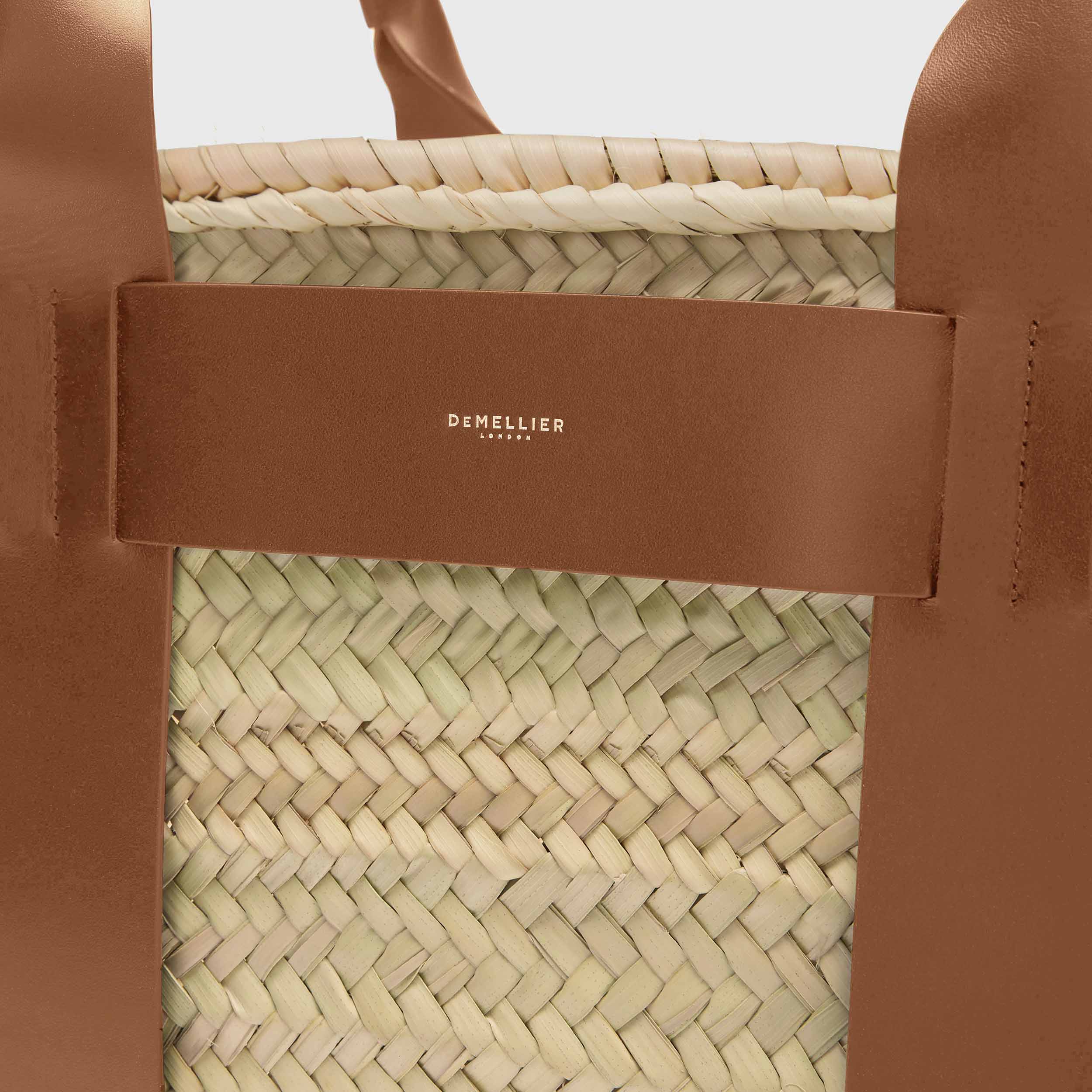 The Maxi Santorini | Natural Basket Tan Smooth | DeMellier