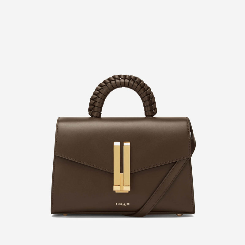The Midi Montreal, Mocha Smooth With Braided Handle