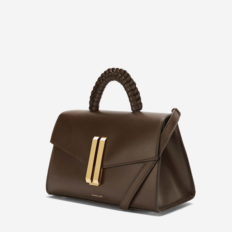 The Midi Montreal, Mocha Smooth With Braided Handle