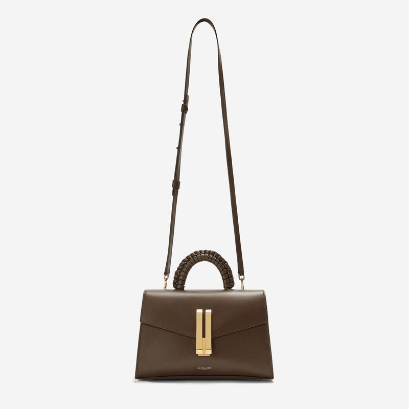 The Midi Montreal, Mocha Smooth With Braided Handle