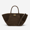 the midi new york crossbody bag mocha shearling mocha smooth 1