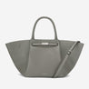 the midi new york crossbody bag stone grey small grain 1