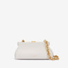 the mini cannes clutch pearl smooth with chunky chain 01