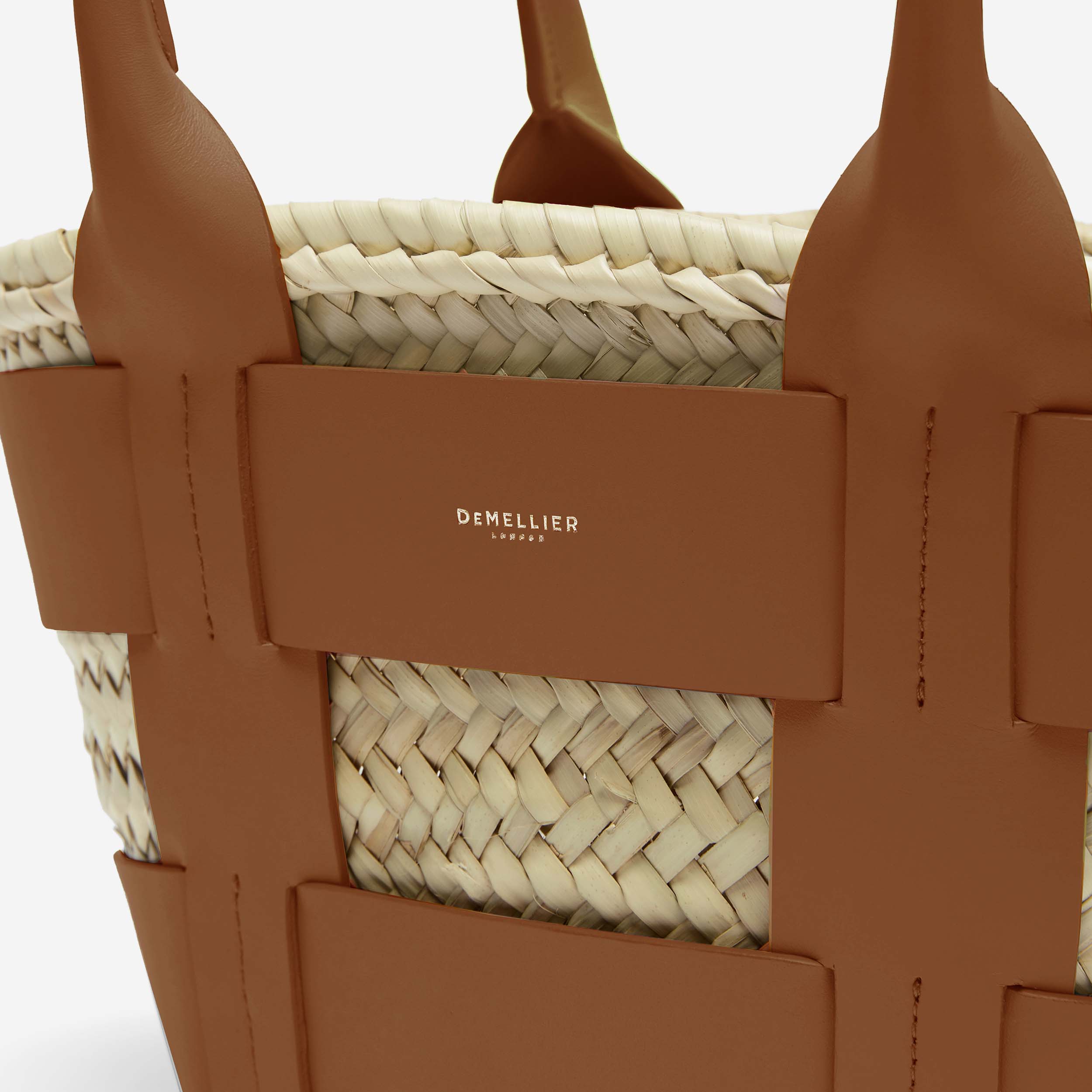 The Mini Santorini | Natural Basket Tan Smooth | DeMellier