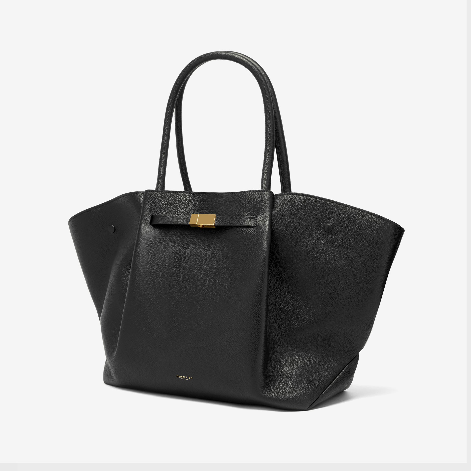 The New York | Black Small Grain | DeMellier