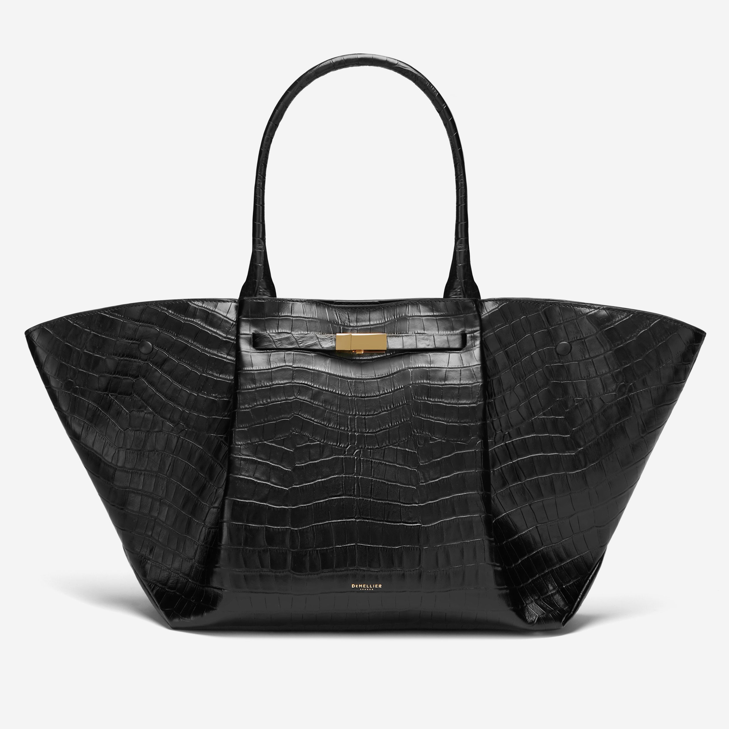 Parker Medium Metallic Crocodile Embossed Leather Shoulder Bag | Michael  Kors