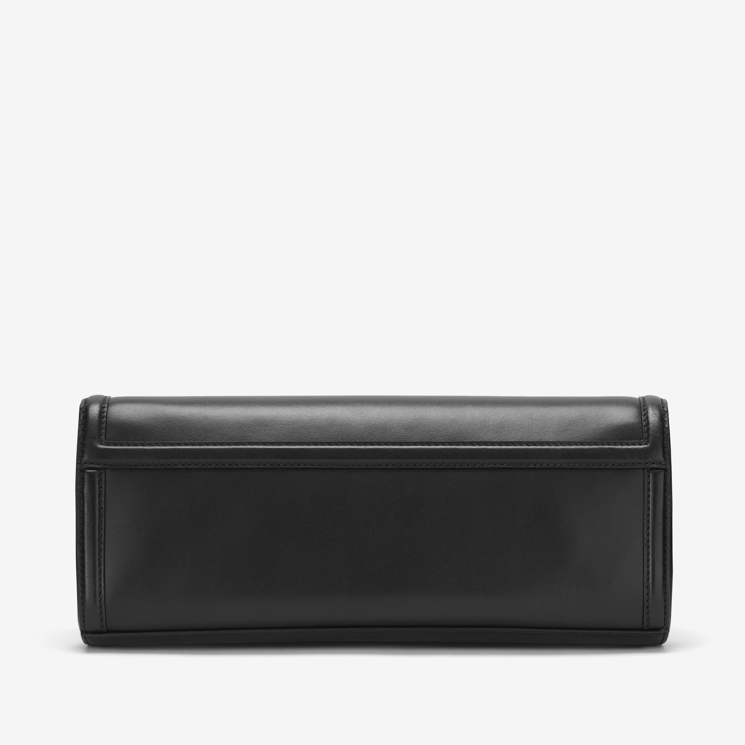 The Paris Clutch Schwarz Glatt DeMellier