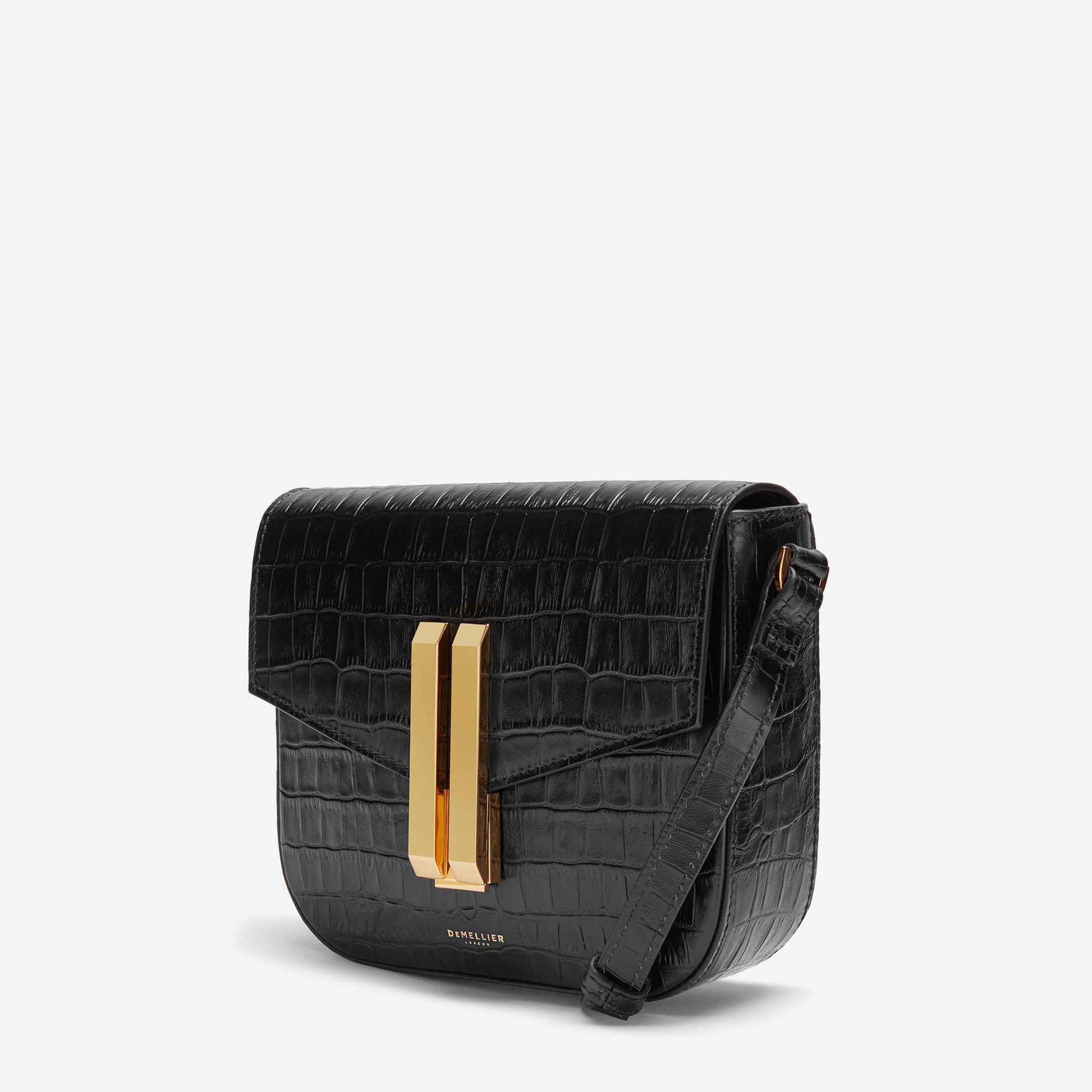 Small black croc on sale bag