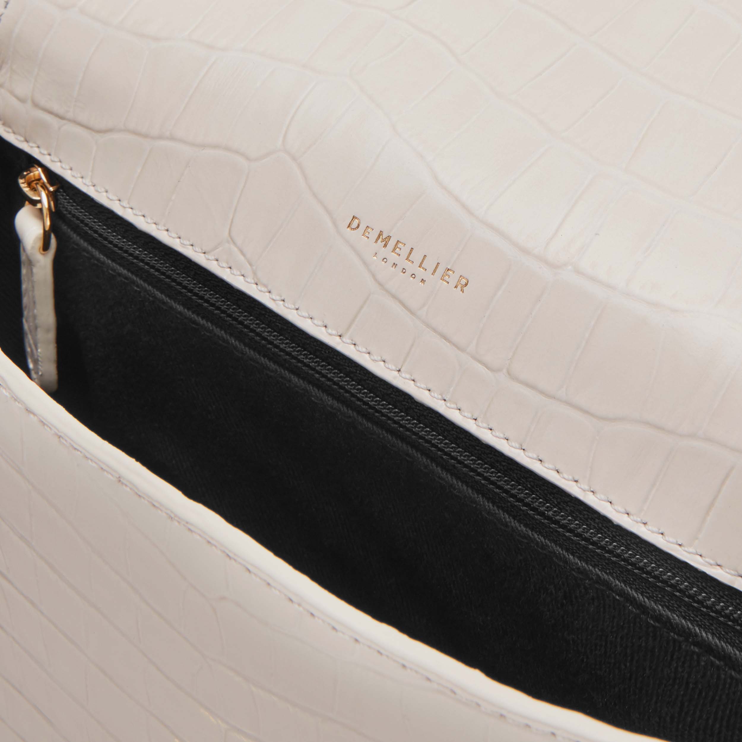 DeMellier Croc Effect Quebec Leather purchases Crossbody