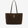 tokyo tote mocha suede 1