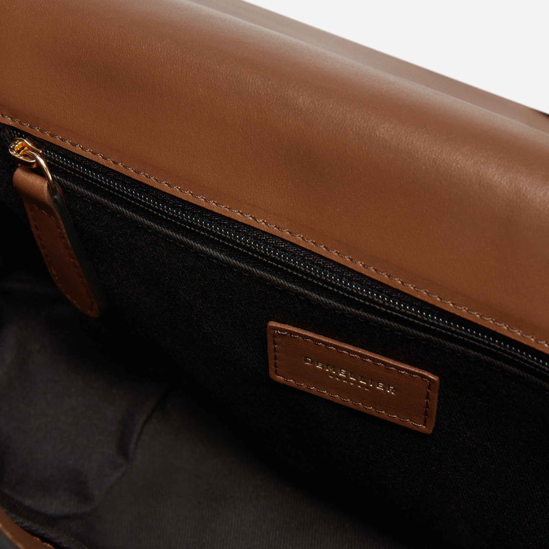 Demellier London Midi Leather Shoulder Bag
