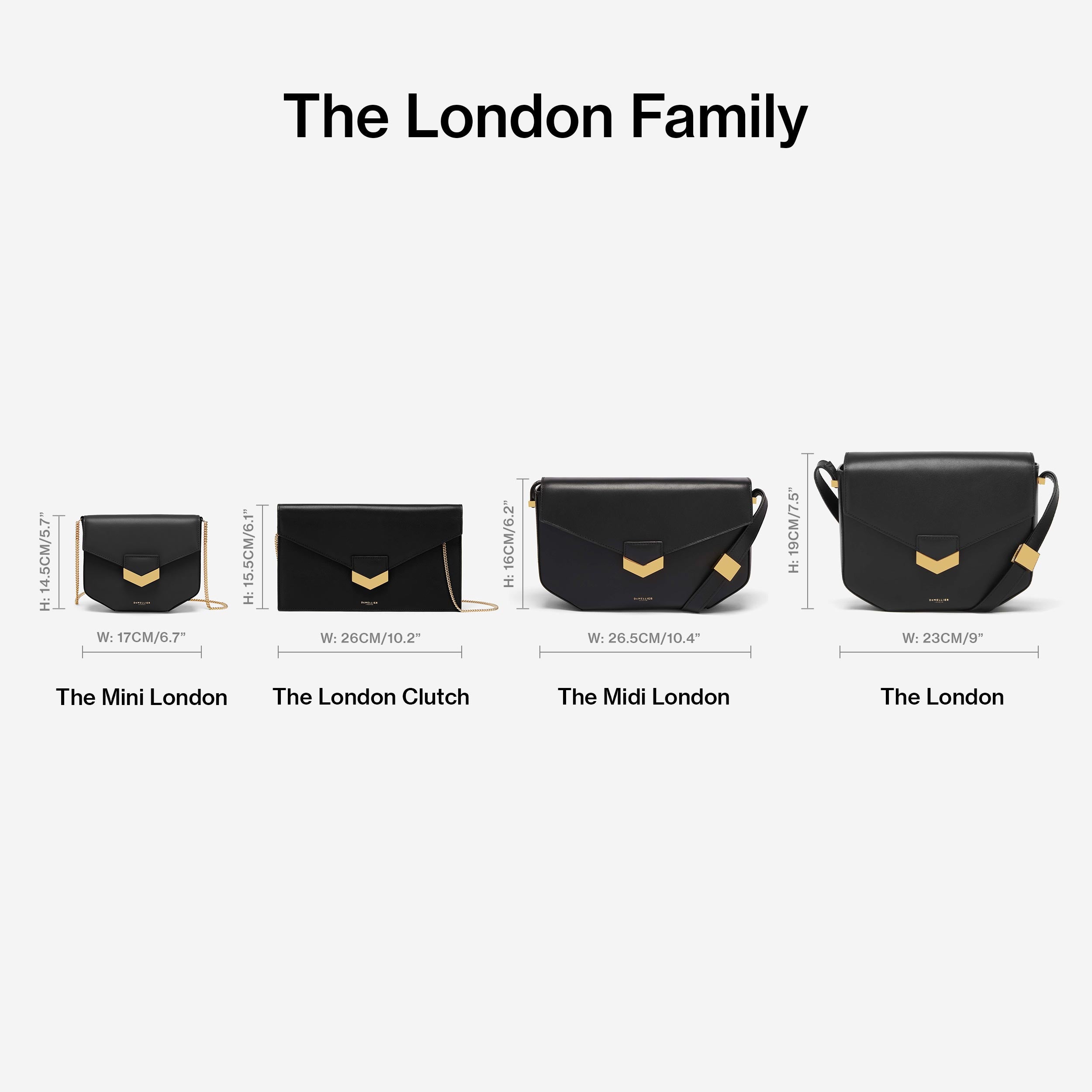 The Mini London | Black Smooth | DeMellier