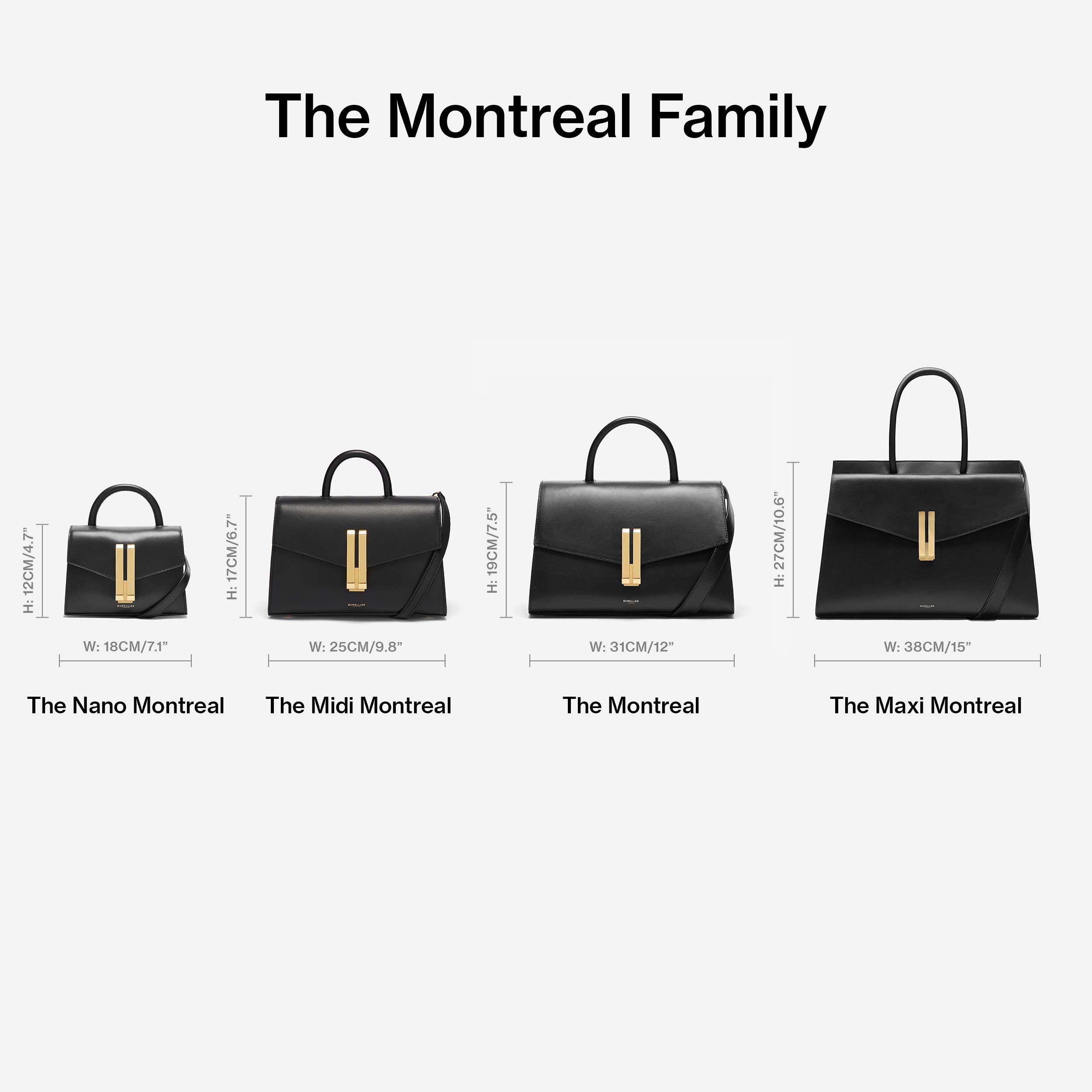 The Midi Montreal | Black Smooth | DeMellier