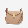 the lausanne crossbody bag light tan small grain 1