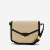 the london crossbody bag raffia_blacksmooth 1