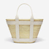 the maxi santorini basket natural raffia off white smooth 1