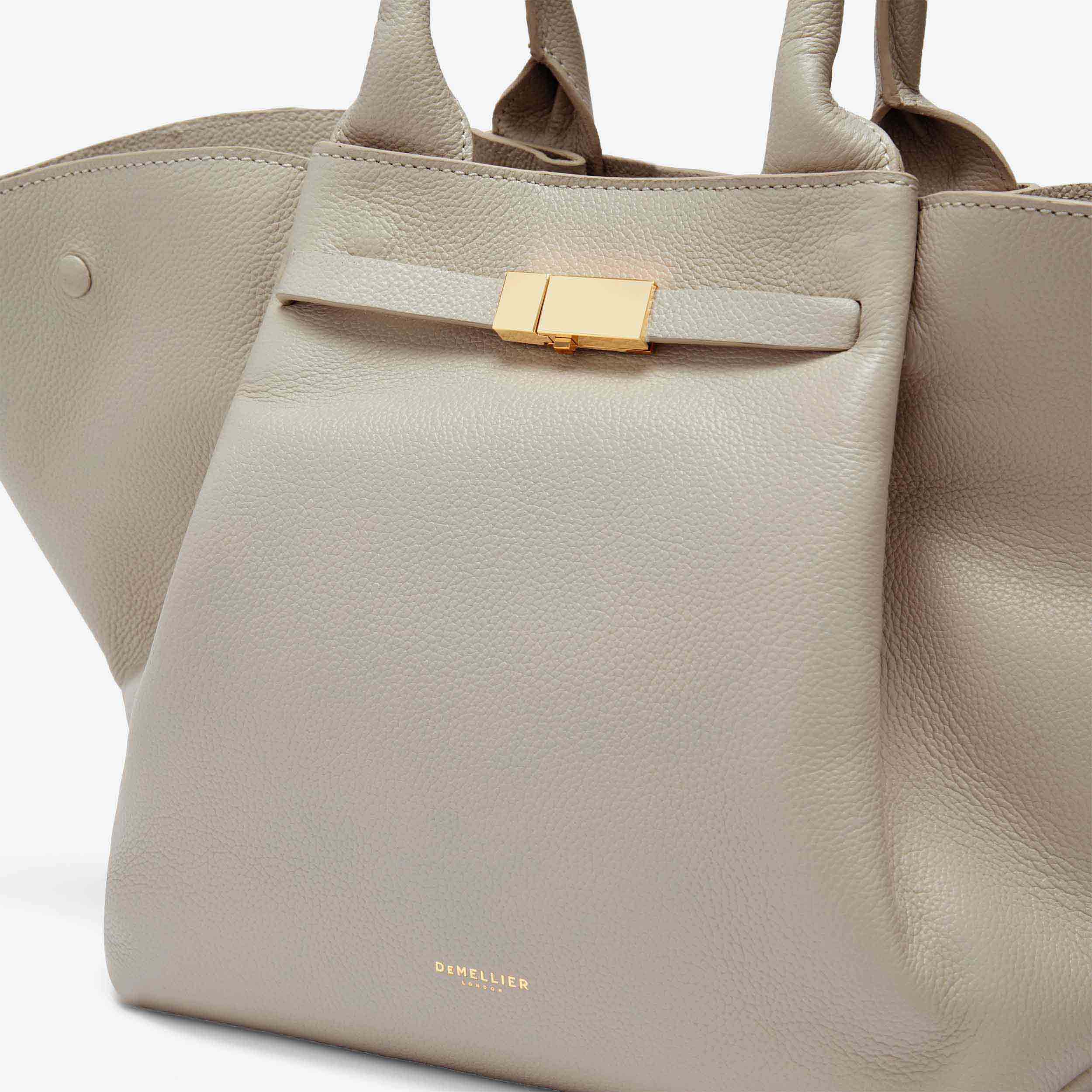 The Midi New York | Taupe Small Grain | DeMellier