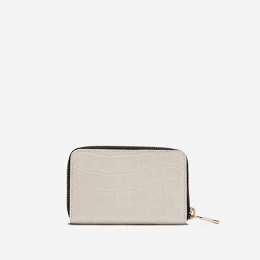 The Midi Skye Wallet | Off-White Croc-Effect | DeMellier