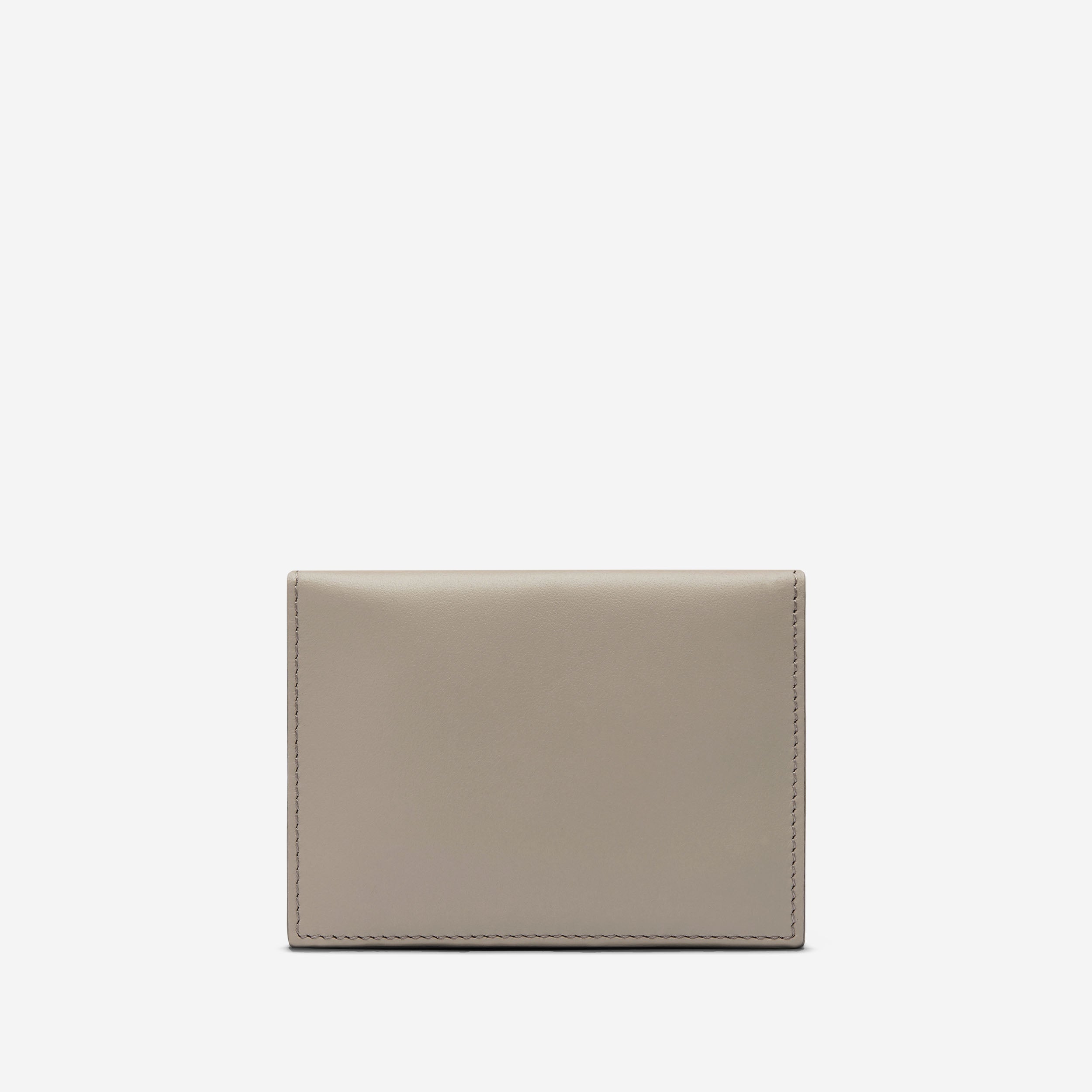 The Milos Card Holder | Taupe Smooth | DeMellier