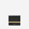 the mini marais wallet black smooth 1