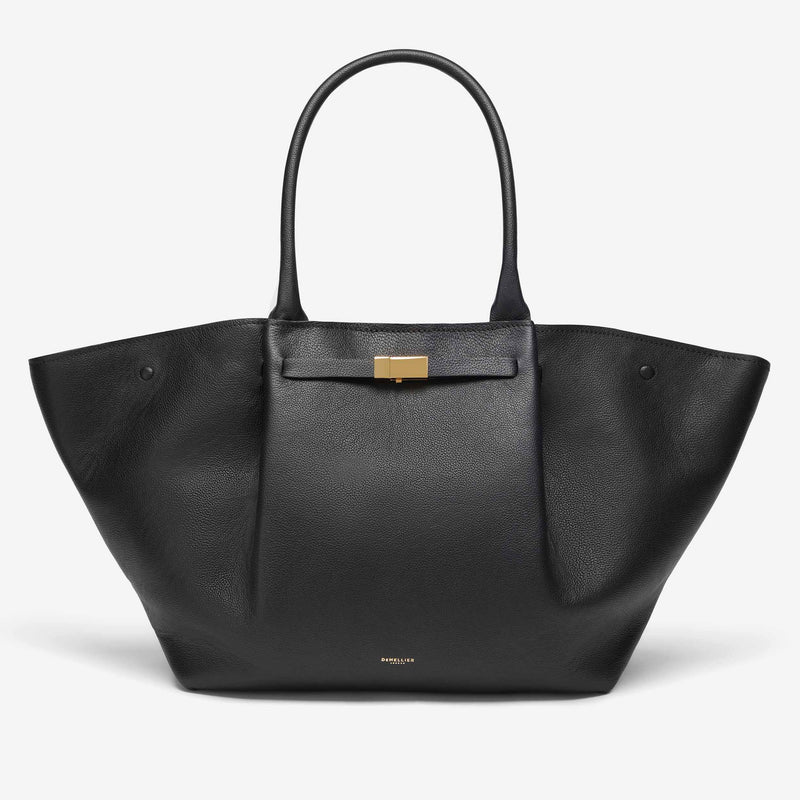 Demellier Womens Black The New York Leather Tote Bag