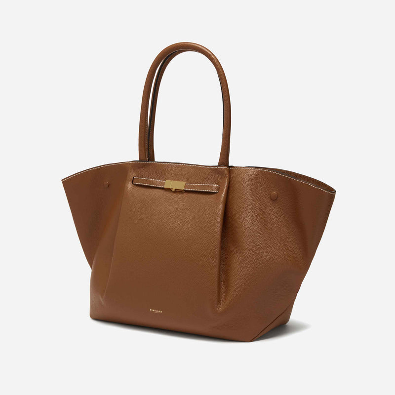 Large Leather Doctor Bag Modern Lady Bag Soft Brown 