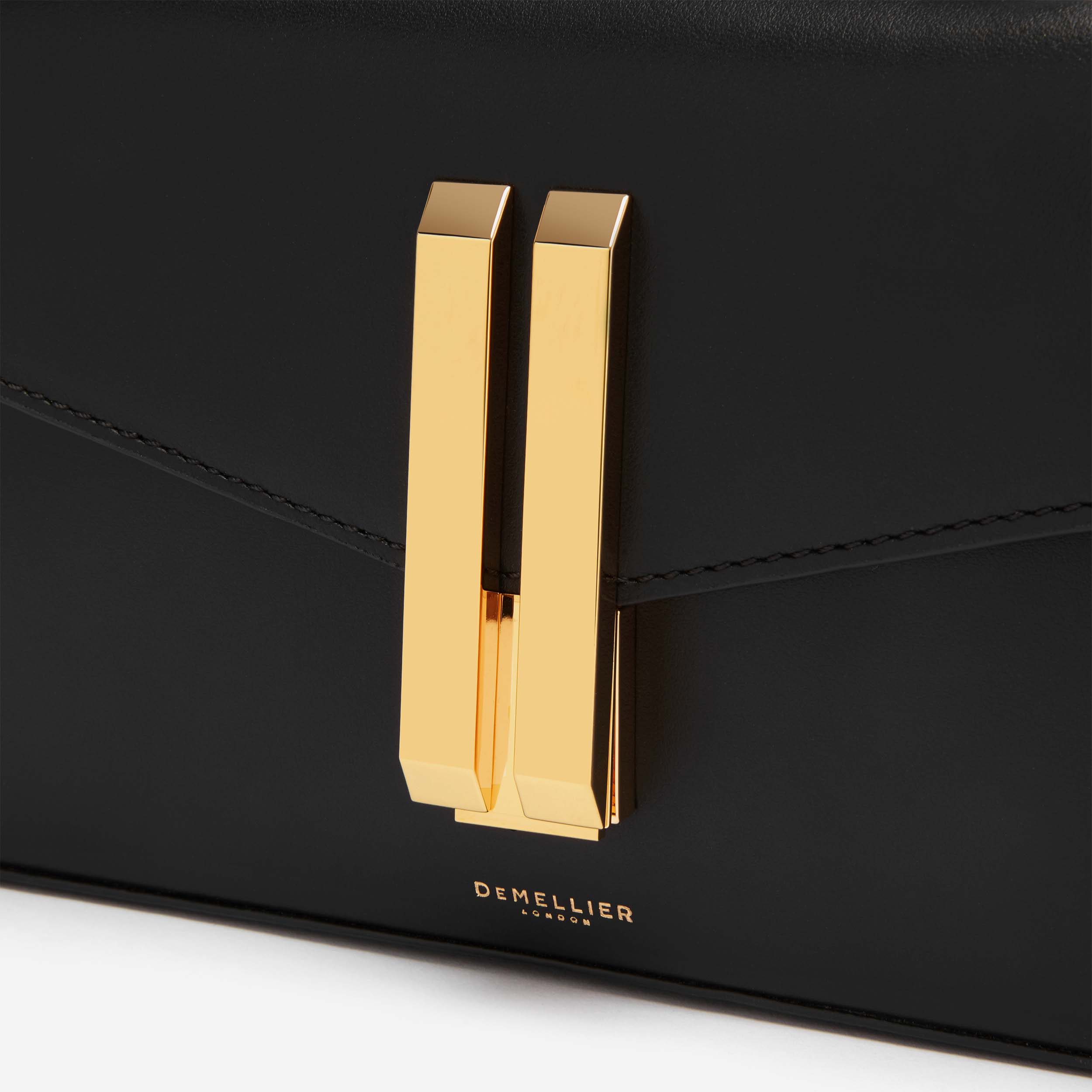 The Vancouver Clutch | Black Smooth | DeMellier